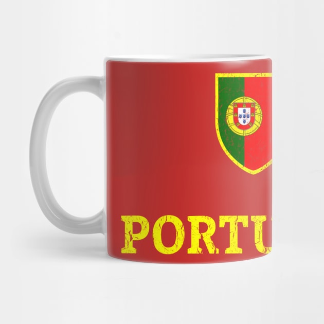 Vintage Portugal Flag by vladocar